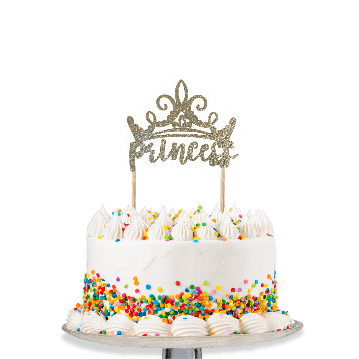 Disney Princess Once Upon A Time Glitter Cake Pick Disney Princess Once Upon A Time Glitter Cake Pick - Image 2