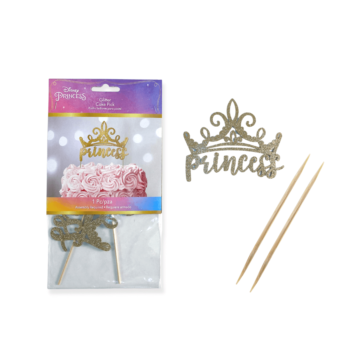Disney Princess Once Upon A Time Glitter Cake Pick Disney Princess Once Upon A Time Glitter Cake Pick - Image 3