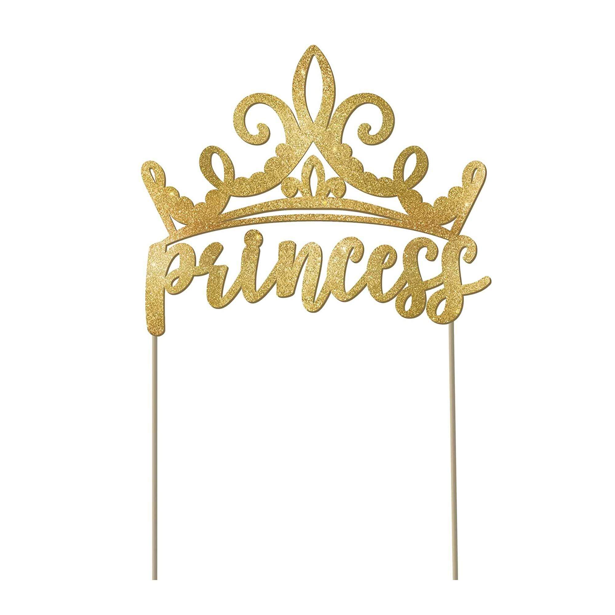 Disney Princess Once Upon A Time Glitter Cake Pick disney princess once upon a time