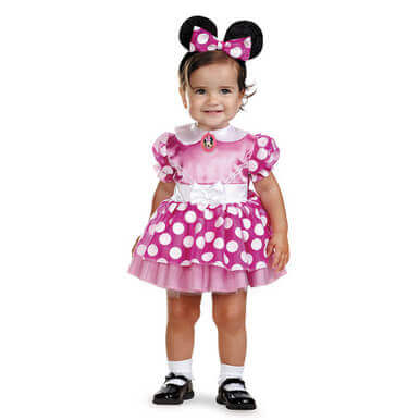 Pink Minnie Classic Costume for Toddler Pink Minnie Classic Costume for Toddler