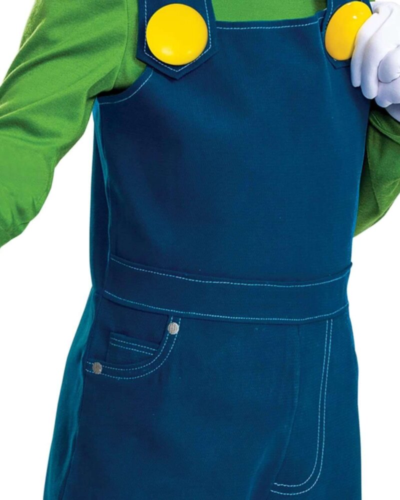 Luigi Elevated Costume 146369G CHILD LUIGI ELEVATED DRESS UP LARGE 03