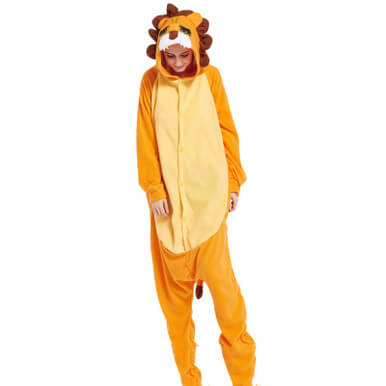 Lion King Cartoon Animal One-Piece Pajamas Costume Lion King Cartoon Animal One-Piece Pajamas Costume - Image 4