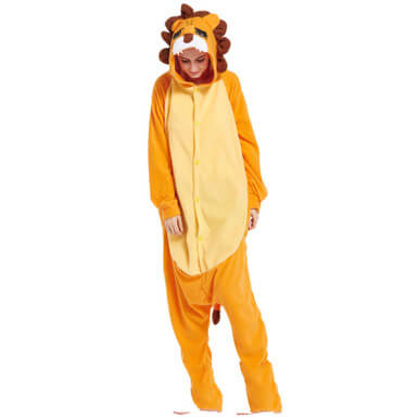 Lion King Cartoon Animal One-Piece Pajamas Costume Lion King Cartoon Animal One-Piece Pajamas Costume - Image 2