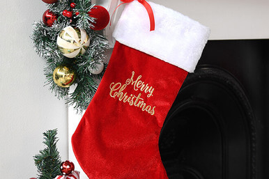 Alternative view of Merry Christmas Bow Stocking
