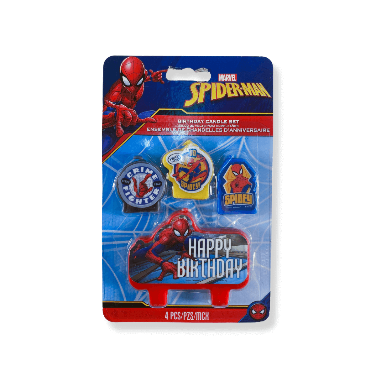 SpiderMan Birthday Candle Set SpiderMan Birthday Candle Set - Image 4