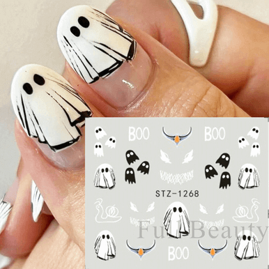 Halloween Pumpkin Nail Sticker Watermark Sticker Halloween Pumpkin Nail Sticker Watermark Sticker - Image 16
