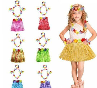 Costume Kids Hawaiian Fancy Dress Costume Kids Hawaiian Fancy Dress - Image 3
