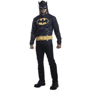 Batman Hoodie-Adult - Batman Men's Sweatshirts & Hoodies Batman Hoodie-Adult - Batman Men's Sweatshirts & Hoodies - Image 3