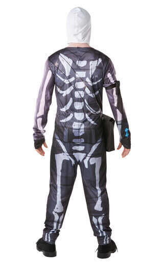 Skeleton Halloween costume- Fortnite- Skull Trooper Jumpsuit - Adults Skeleton Halloween costume- Fortnite- Skull Trooper Jumpsuit - Adults - Image 3