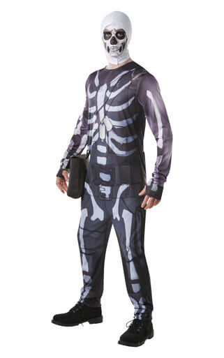 Skeleton Halloween costume- Fortnite- Skull Trooper Jumpsuit - Adults Skeleton Halloween costume- Fortnite- Skull Trooper Jumpsuit - Adults - Image 4