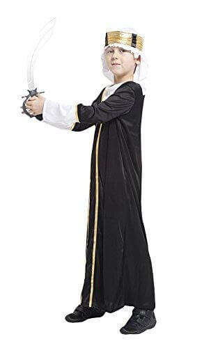 Alternative view of Arabian King Prince Costumes