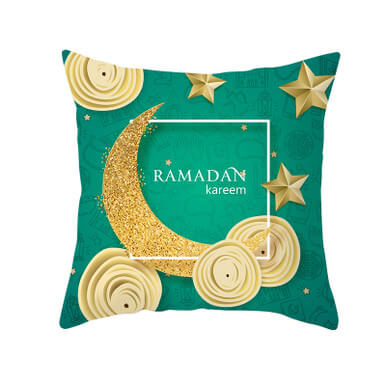 Muslim Halal Ramadan Eid Mubarak Home Decor Pillowcase Muslim Halal Ramadan Eid Mubarak Home Decor Pillowcase - Image 4