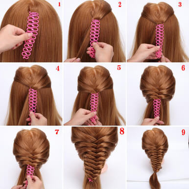 Hair Braiding Tool Roller With Hook Magic Hair Twist Styling Bun Maker DIY Hair Style Accessories Black Hair Braiding Tool Roller With Hook Magic Hair Twist Styling Bun Maker DIY Hair Style Accessories Black - Image 4