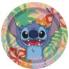 Disney Stitch Round Paper Plates 7In 8Pcs disney stitch round paper plates 7in