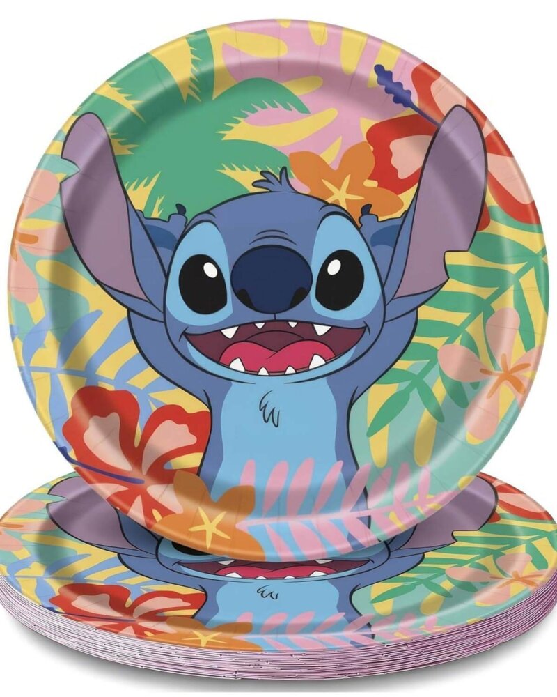 Alternative view of Disney Stitch Round Paper Plates 7In 8Pcs