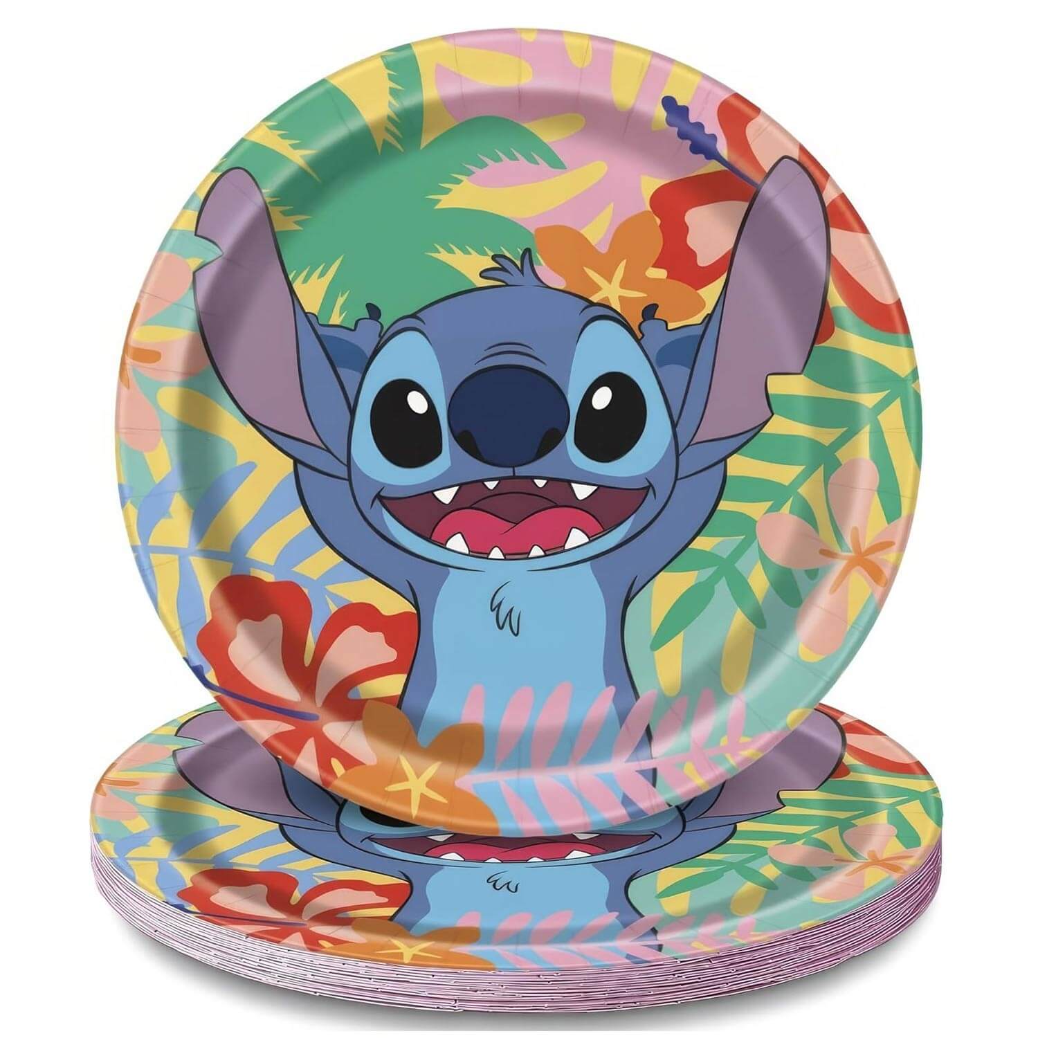 Disney Stitch Round Paper Plates 7In 8Pcs Disney Stitch Round Paper Plates 7In 8Pcs - Image 2