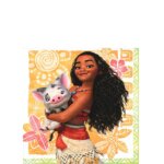 Moana Beverage Napkin, 16Pcs 501832 Moana Beverage Tissues 16pcs 01