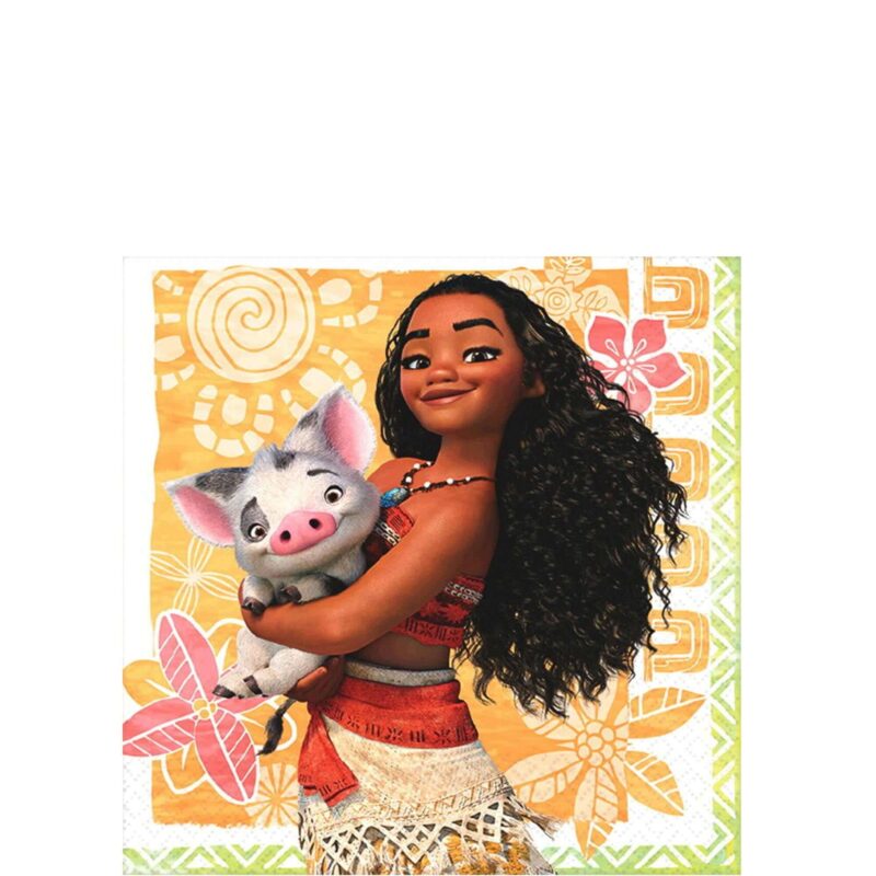 moana beverage napkin 16pcs