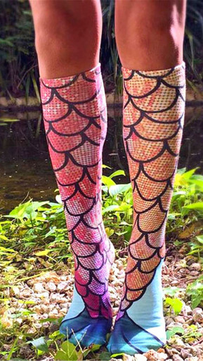 mermaid socks Bikini swimsuit wild accessories seaside photo in stockings tide mermaid socks Bikini swimsuit wild accessories seaside photo in stockings tide - Image 6