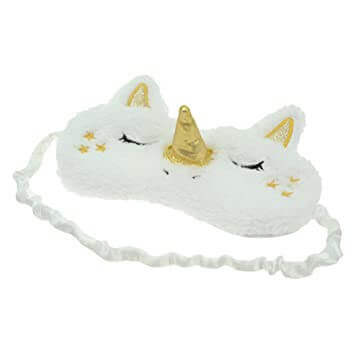 Unicorn Sleeping Mask Cute Unicorn Horn Soft Plush With Silk, Blindfold Eye-Shade For Kids And Women Unicorn Sleeping Mask Cute Unicorn Horn Soft Plush With Silk, Blindfold Eye-Shade For Kids And Women - Image 5