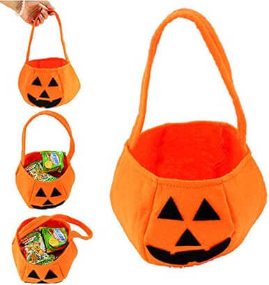 Alternative view of The Pumpkin Treat Pail Pumpkin Candy Bucket