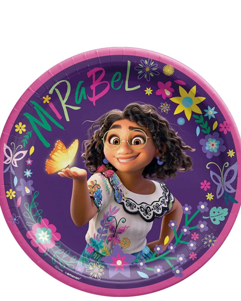 Encanto Assorted Paper Plates 7In 8Pcs
