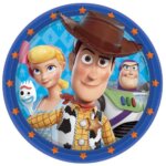 toy story 4 round paper plates