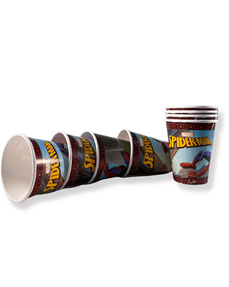 SpiderMan Webbed Paper Cup, 9Oz, 8Pcs 581860