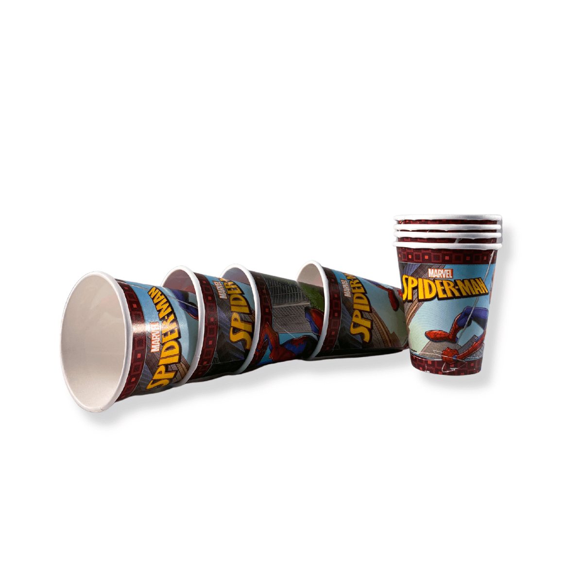 SpiderMan Webbed Paper Cup, 9Oz, 8Pcs SpiderMan Webbed Paper Cup, 9Oz, 8Pcs - Image 3