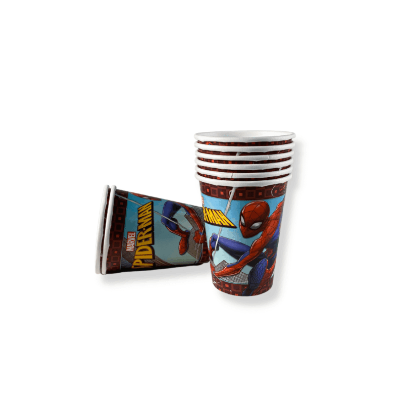 Alternative view of SpiderMan Webbed Paper Cup, 9Oz, 8Pcs