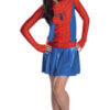 Hooded Dress Kids Spider-Girl Costume comic book Superhero costume hooded dress kids spider-girl costume comic