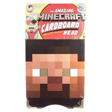 Alternative view of Face Mask Minecraft Mask, One Size Steve