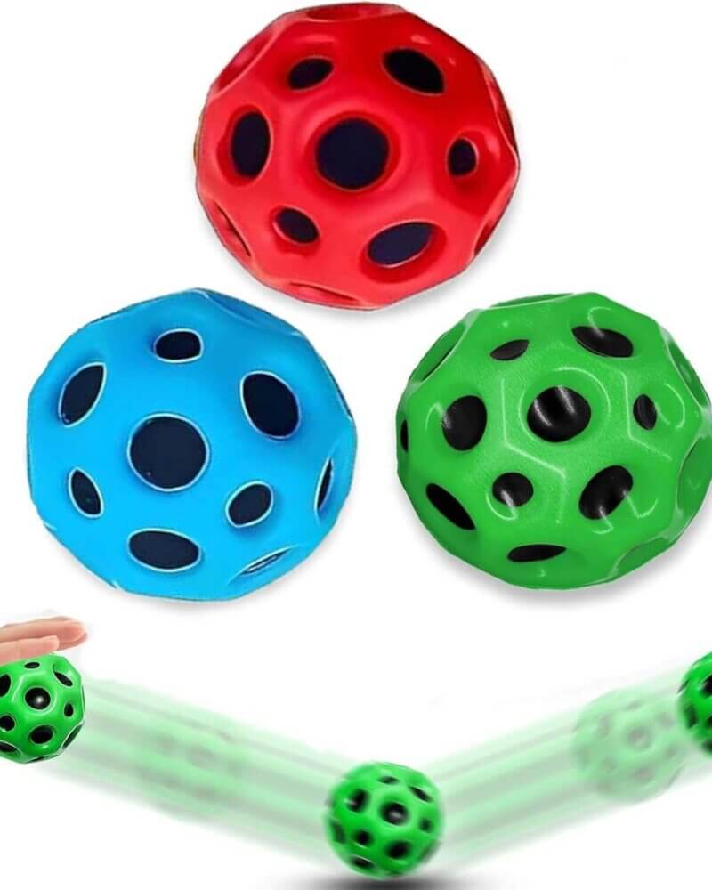 Ultra-Bouncy Jump Balls – Durable Sensory Training Balls for Kids, Sports Activity & Party Games, Fun Design for Halloween & Christmas Supplies