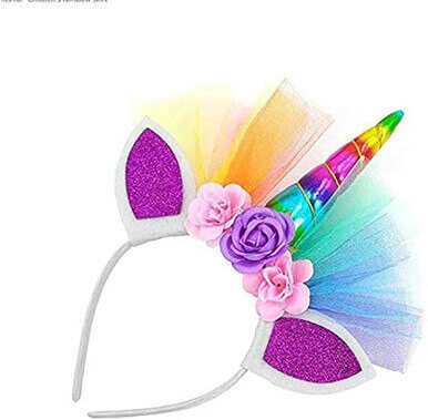 Rainbow Tutu Skirt With Unicorn Headband Rainbow Tutu Skirt With Unicorn Headband - Image 4