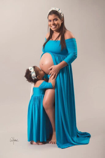 Maternity parent-child dress Maternity parent-child dress - Image 4