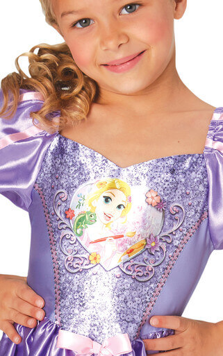 Alternative view of Sequin Rapunzel Costume for Kids