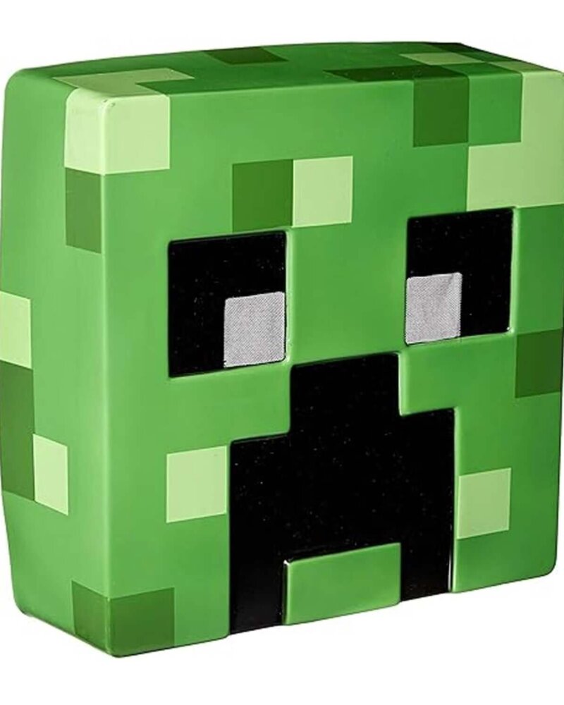 Alternative view of Minecraft Creeper Half Mask
