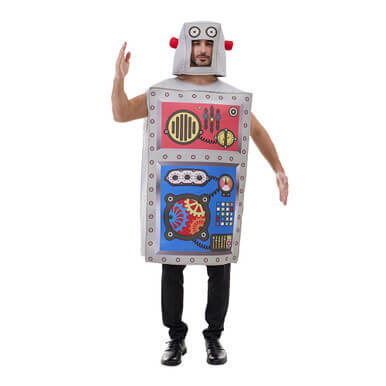 Funny Halloween Robot Sponge Costume Funny Halloween Robot Sponge Costume - Image 5