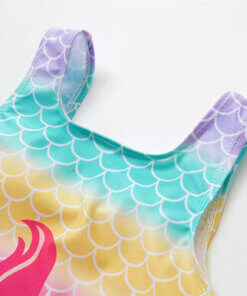 Alternative view of Fashion cute mermaid girls one-piece swimsuit suit