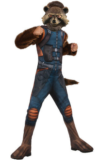 Av4 Rocket Raccoon Deluxe fox Child Costume for Kids book week character Av4 Rocket Raccoon Deluxe fox Child Costume for Kids book week character - Image 3