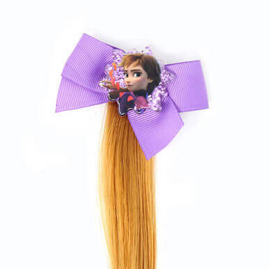 Frozen 2 Bff Elsa And Anna Faux Hair Braid Elastic Pony Set Frozen 2 Bff Elsa And Anna Faux Hair Braid Elastic Pony Set - Image 2