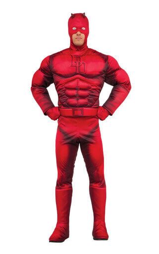 Deluxe Daredevil Adult Costume - Rubie's Men's Marvel Daredevil Deluxe Deluxe Daredevil Adult Costume - Rubie's Men's Marvel Daredevil Deluxe - Image 5