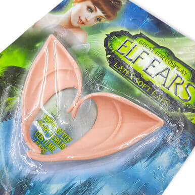 Alternative view of Pair Of Fairy  Soft Pointed Cosplay Elf Ears fake latex ears