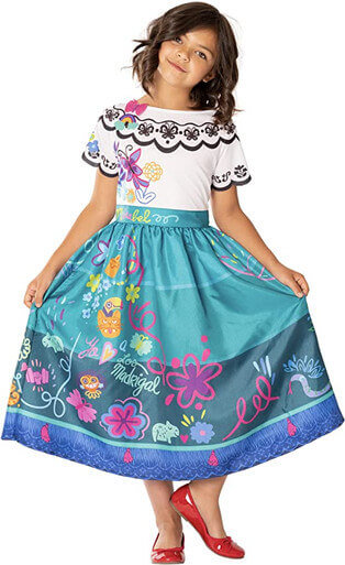 Girl's Disney Encanto Mirabel Costume Mirabel Costume
