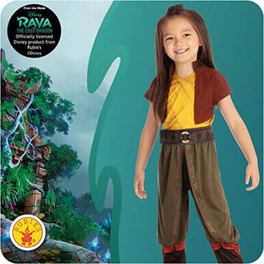 Raya Classic Box Raya and the Last Dragon Girls Kids Fancy Dress Raya Classic Box Raya and the Last Dragon Girls Kids Fancy Dress - Image 2