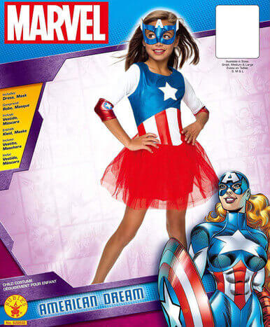 Alternative view of Rubies Metallic Dress Kids American Dream Costume
