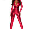Crow's feet bodysuit leather club dress model dress cosplay costume