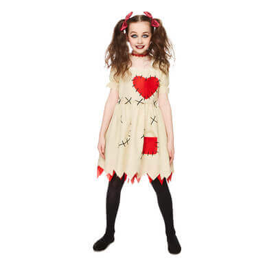 Voodoo Doll Zombie Costume for Kids Halloween Voodoo Doll Zombie Costume for Kids Halloween - Image 4