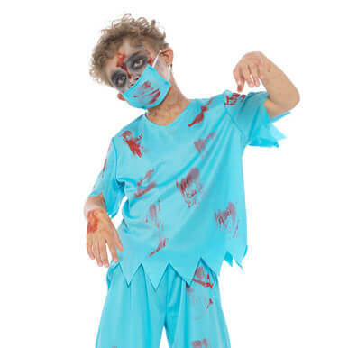 Alternative view of Zombie Surgeon Halloween Costume