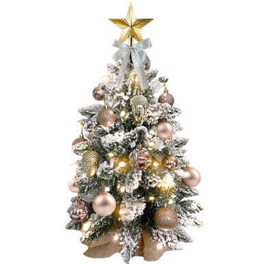 Gold 2ft Mini Christmas Tree With Light Artificial Small Tabletop Christmas Gold 2ft Mini Christmas Tree With Light Artificial Small Tabletop Christmas